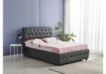 Cocto Tufted Faux Leather Bed 160x200