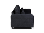 Broadgate 2 Seater Sofa Black Kensington Fabric - Image 2