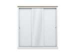 Devonshire Sliding Three Door Wardrobe with Mirror - Image 2