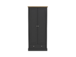 Devonshire Two Door Wardrobe with Drawer - Image 4