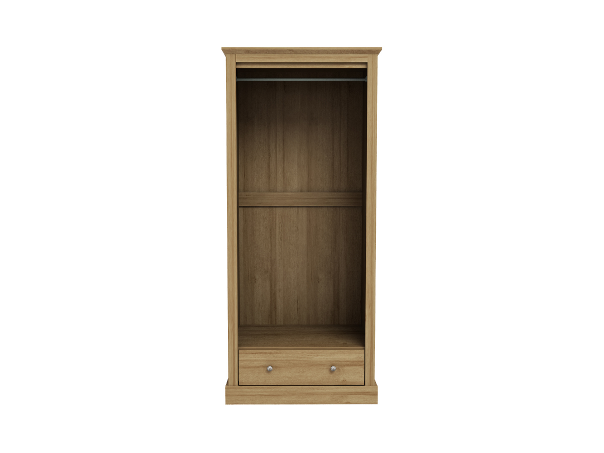 Devonshire-Two-Door-Wardrobe-with-Drawer-5 Devonshire Two Door Wardrobe with Drawer - Image 1