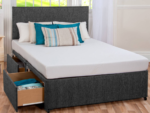 Divan Bed Set with Memory Touch Mattress and Headboard