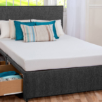 Divan Bed Set with Memory Touch Mattress and Headboard