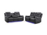Forbes 3+2 Electric Recliner Sofa Set Aire Leather