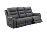 Forbes 3+2 Electric Recliner Sofa Set Aire Leather - Image 3