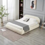Babylone Beige Chenille Storage Bed 160x200 - Image 2