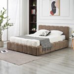 Moon Mocha Chenille Storage Bed 180x200 - Image 5