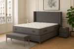 Melbourne Grey Velvet Bed 90x190 - Image 5