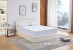 Maia Ecru Corded Storage Bed 160x200
