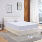 Maia Ecru Corded Storage Bed 160x200