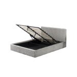 Maia Grey Corded Storage Bed 140x190 - Image 7