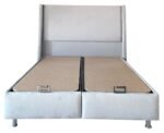 Coco Grey Velvet Storage Bed 140x190 - Image 2