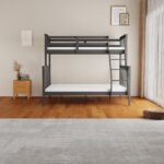 Batna Grey Wooden Bunk Bed 1+1 90x190 - Image 3