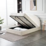 Valentina Bouclé Storage Bed 160x200 - Image 6