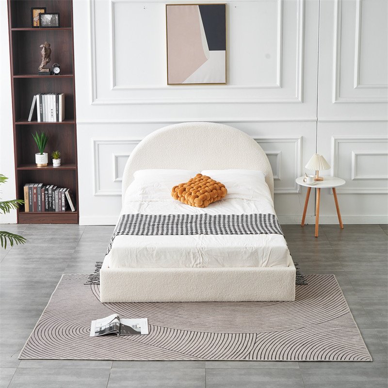 IMG_1144.JPG Valentina Bouclé Storage Bed 140x190 - Image 1