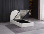 Valentina Bouclé Storage Bed 90x190