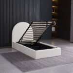 Valentina Bouclé Storage Bed 90x190