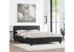 Black Tufted Bed 140/160