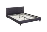 Black Tufted Bed Noir 140/160