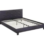 Black Tufted Bed Noir 140/160