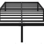 Black Metal Slatted Bed Base 160x200cm
