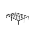 Black Metal Slatted Bed Base 160x200cm - Image 2