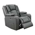 Orlando Electric Recliner Armchair Aire Leather