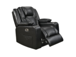 Orlando Electric Recliner Armchair Aire Leather - Image 2