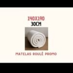 Rolled Foam Mattress 140x190x30cm – Density 23kg/m3