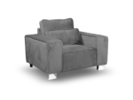 Sloane Luxury Large Armchair with Cushion Plush Velvet - Image 2