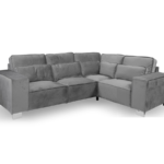 Sterling 4 Seater Right Hand Corner Sofa Grey