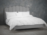 Willow Bed Frame in Soft Silver Velvet - Image 2