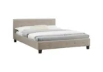 Beige Tufted Bed 140/160 - Image 3