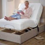 Restpocket Electric Adjustable Bed with Pocket Mattress and Headboard