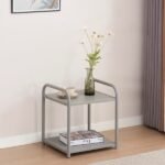 CHEVET ASTRA BLANC EPOXY 42X39X46CM